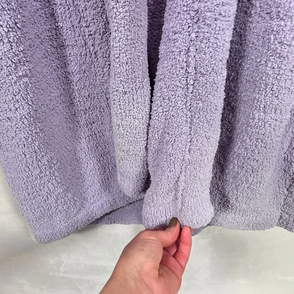 Susie Coelho Style Plush Robe Women's One Size Lavender Belted Loungewear